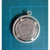 1864 Peru Gümüş Para Kolye Ucu _13