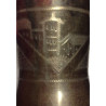 Etched Imperial Russian Silver Kiddush Goblet Cup
