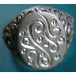 HAND MADE GERMAN SILVER RING_49