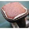 hand made moonstar stone SILVER RING_54