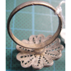hand made SILVER FLIGREE RING_84