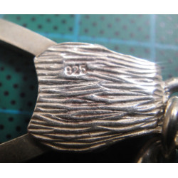 Silver Accademia Aeronautica ITALY Keychain_28
