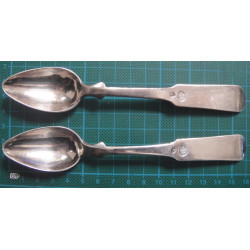 Ottoman Silver Dessert Spoon