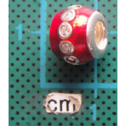 Zirkon Taşlı Kırmızı Mineli çarm65