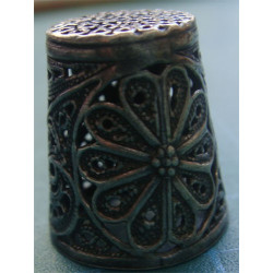 SILVER FLIGREE THIMBLE_15